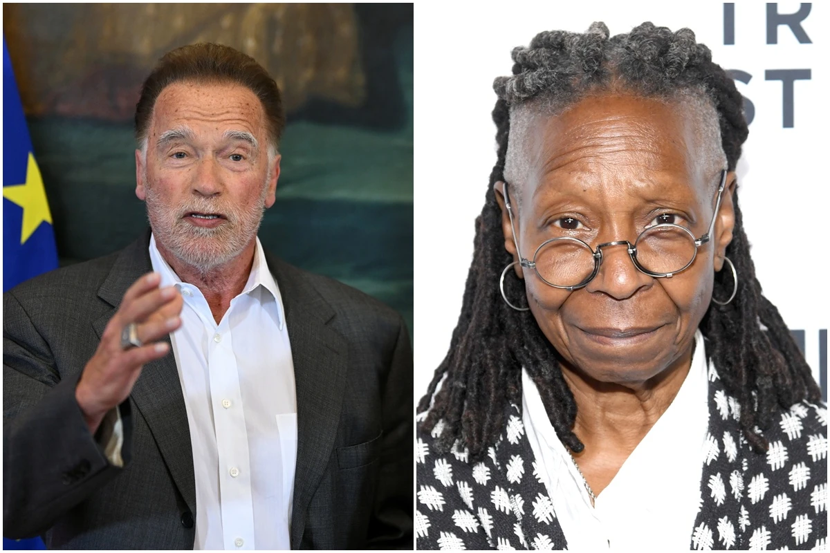 Schwarzenegger e Whoopi Goldberg batem boca ao vivo após fala polêmica