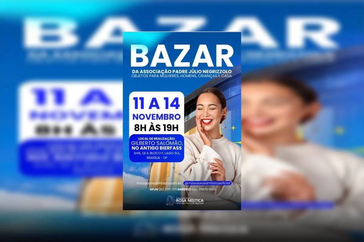 Bazar beneficente de Natal no Lago Sul começa nesta terça (11/11)