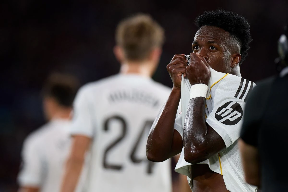 La Liga: com gol de Vini Jr., Real Madrid goleia e segue na liderança