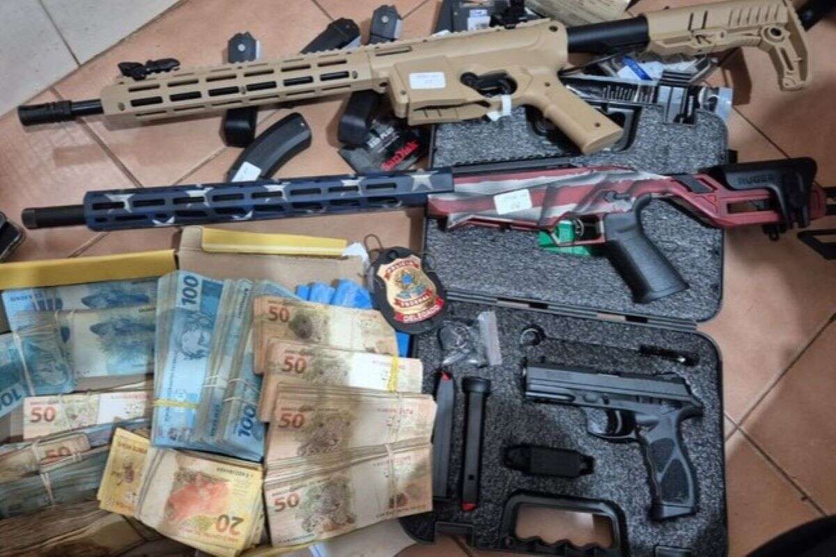 PF faz operação contra rede que fornece armas para facções em SP