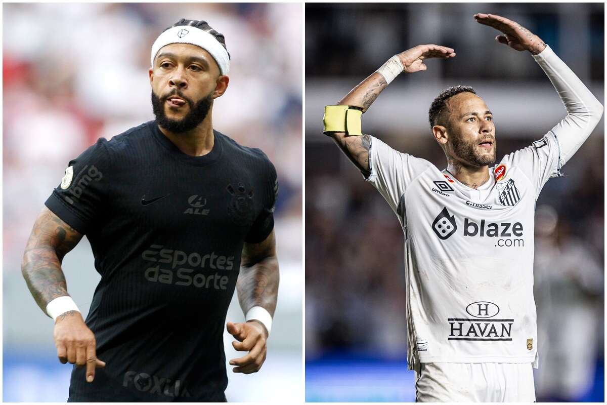 Memphis x Neymar: embate entre craques esquenta clássico alvinegro