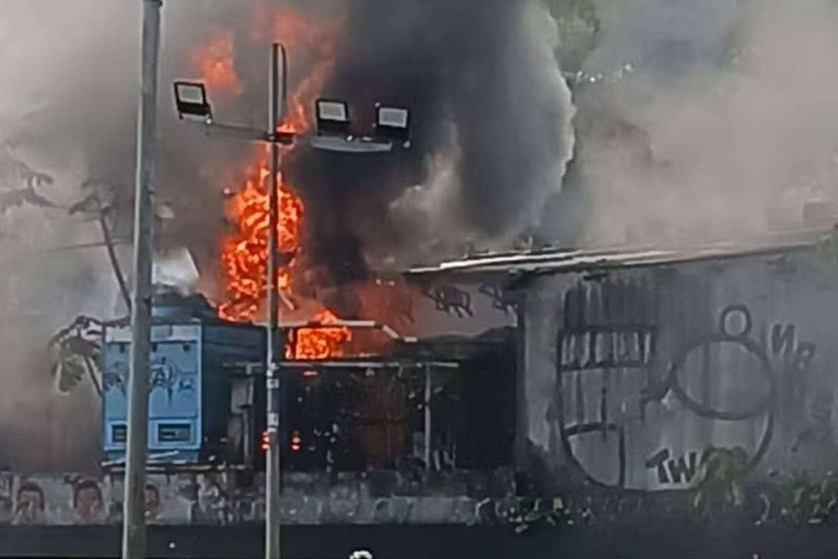 Incêndio atinge local onde funcionava o Canecão, no Rio