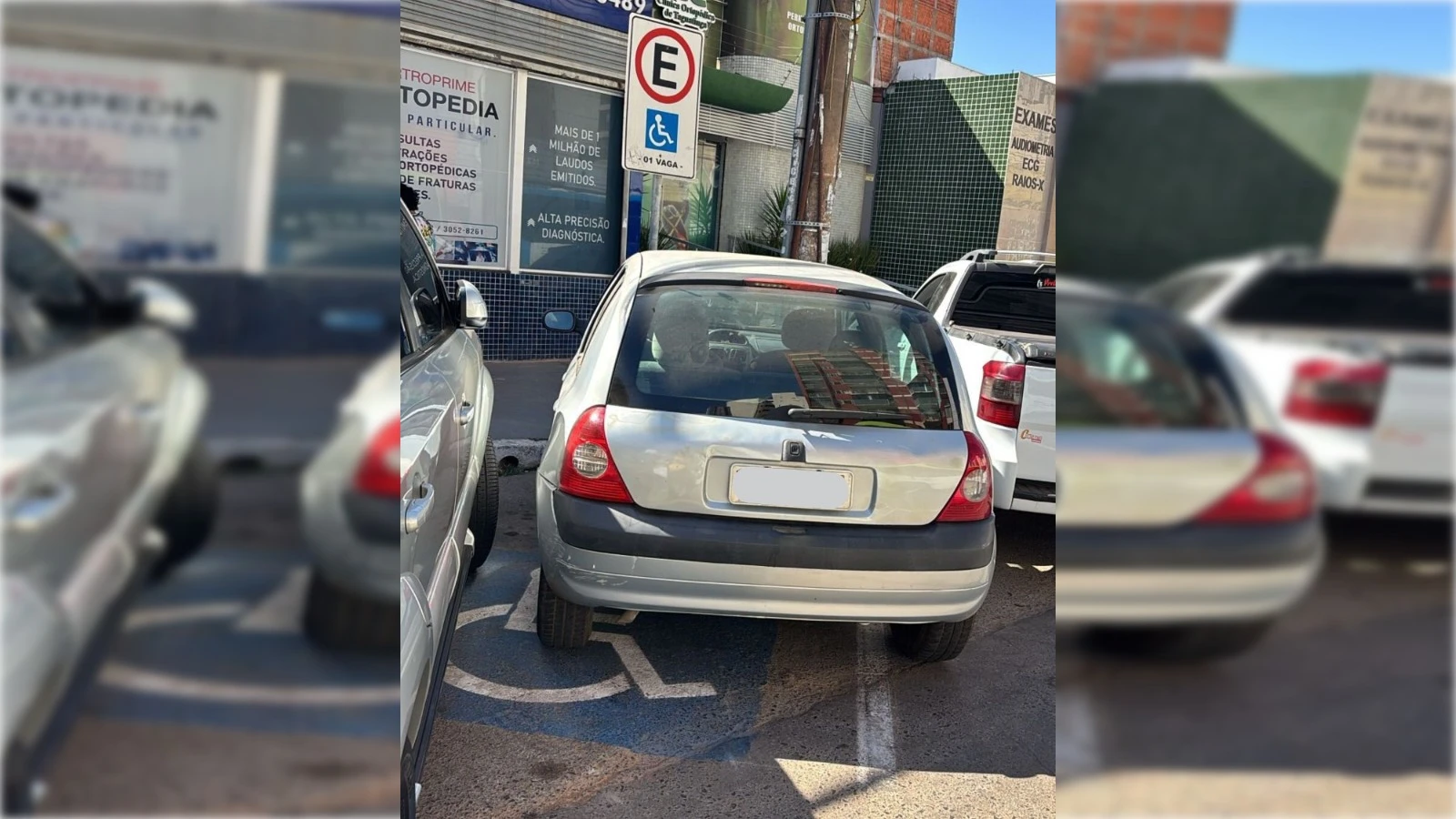 Detran notifica 56 carros estacionados em vagas especiais no DF