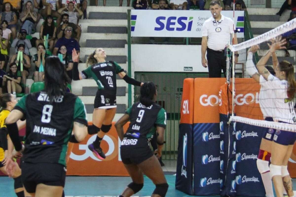 Brasília Vôlei sofre derrota para o Barueri em casa pela Superliga