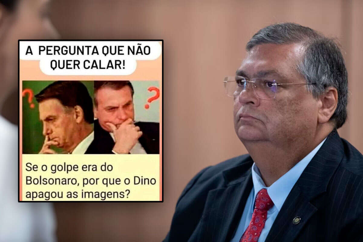 Às vésperas de indiciamento, Bolsonaro ataca Dino sobre 8 de Janeiro