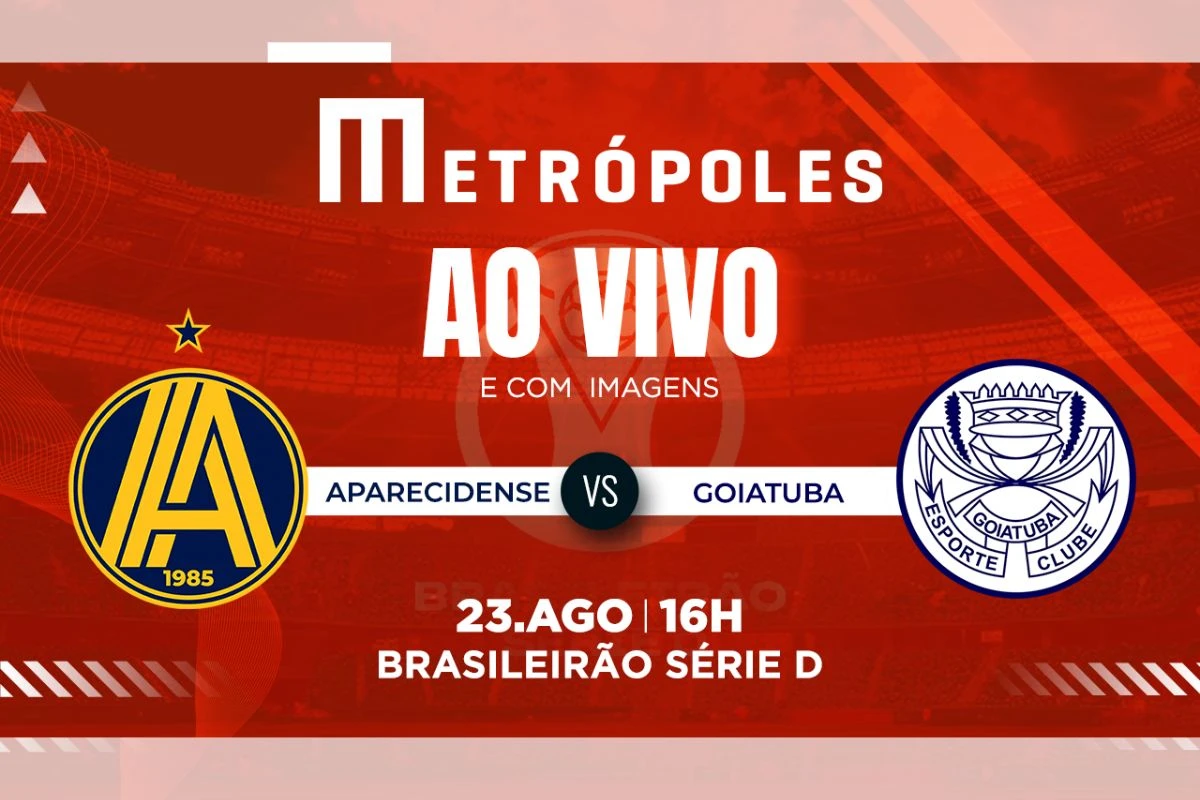 Série D: veja ao vivo e com imagens Aparecidense-GO x Goiatuba-GO