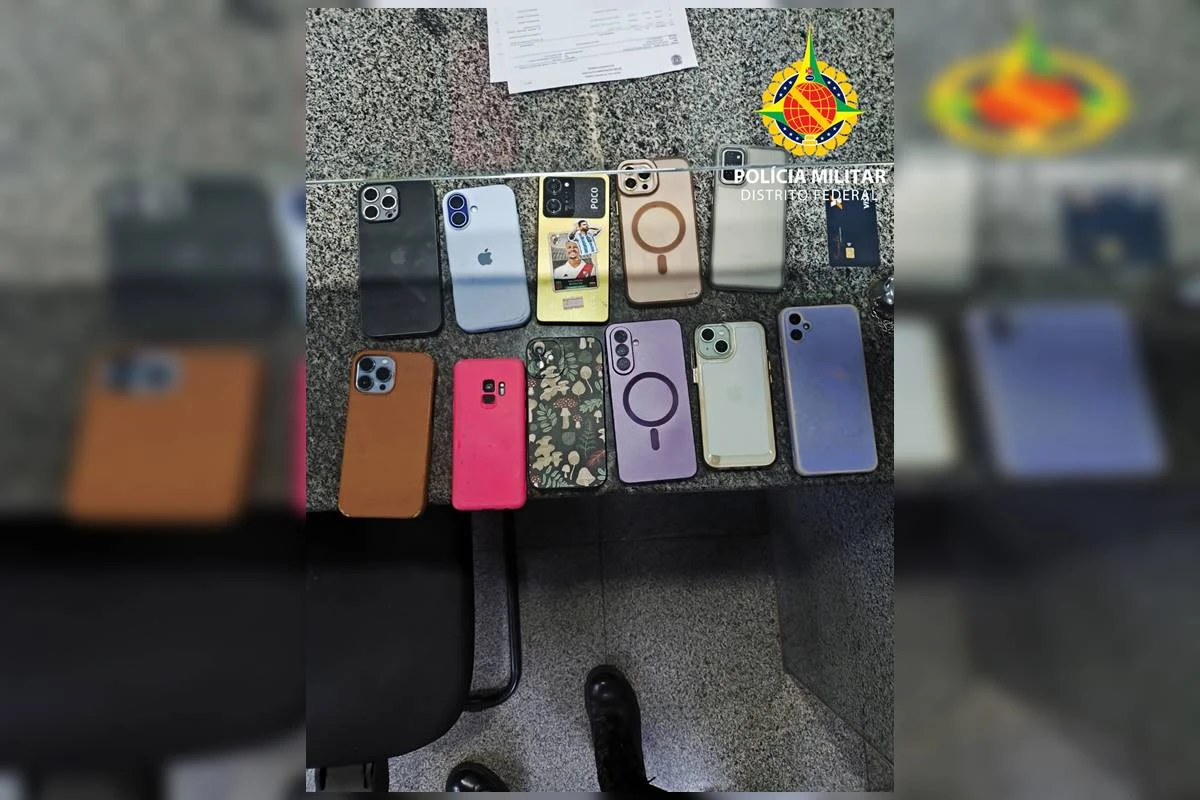 PMDF prende quadrilha que furtou diversos celulares no Tardezinha