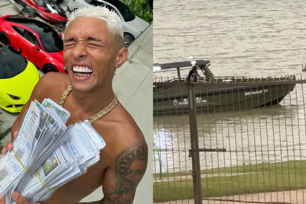 Gravou o cerco: antes de ser preso, Buzeira ironizou Marinha em vídeo