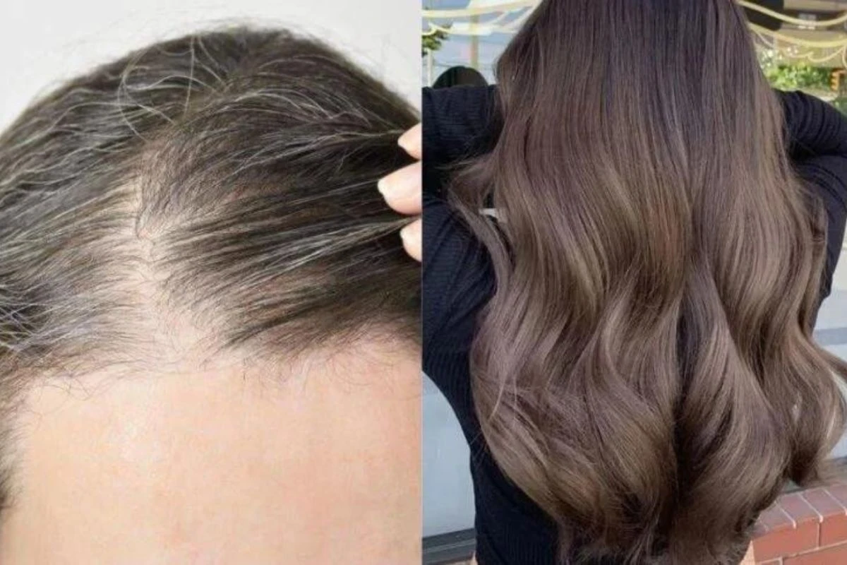 Cabelos brancos? Receita natural cobre sem agredir os fios