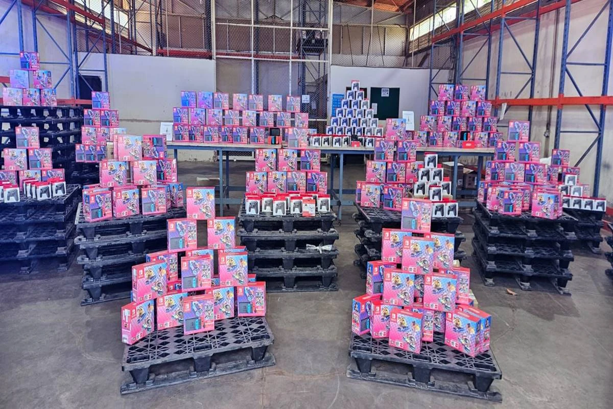 Receita apreende 200 videogames no Aeroporto de Brasília