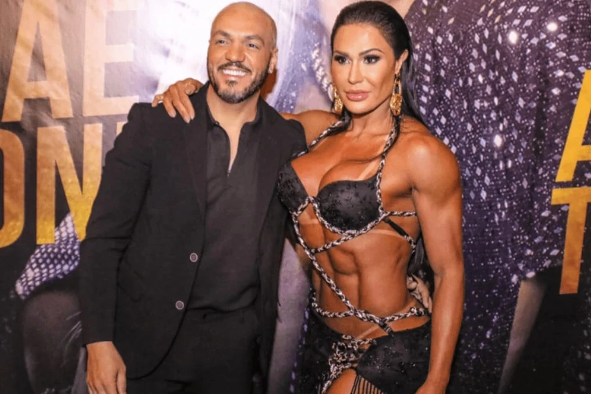 Gracyanne Barbosa deixa escapar tatuagem íntima em homenagem a Belo