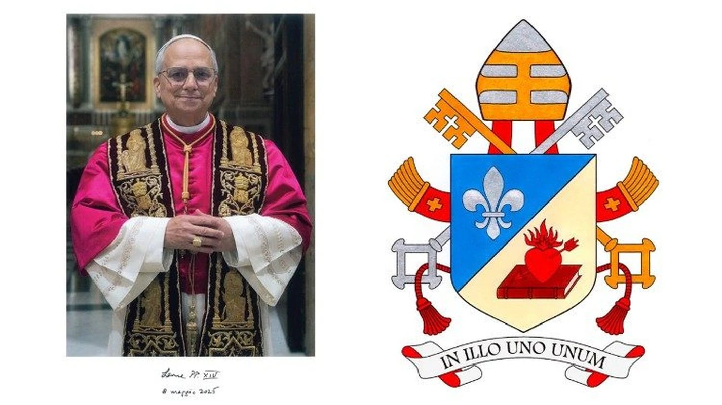 O que são os símbolos no brasão do papa Leão XIV? O Vaticano explica