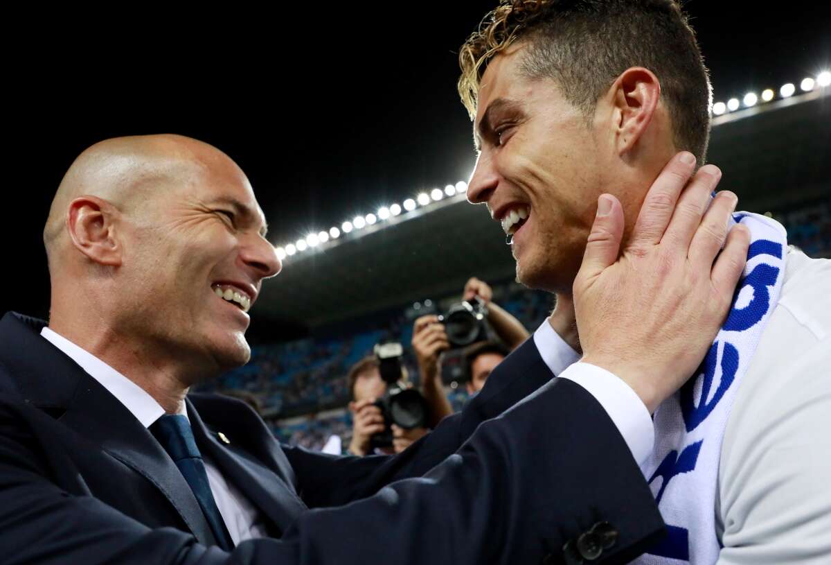 Cristiano Ronaldo quer Zidane como treinador do Al-Nassr