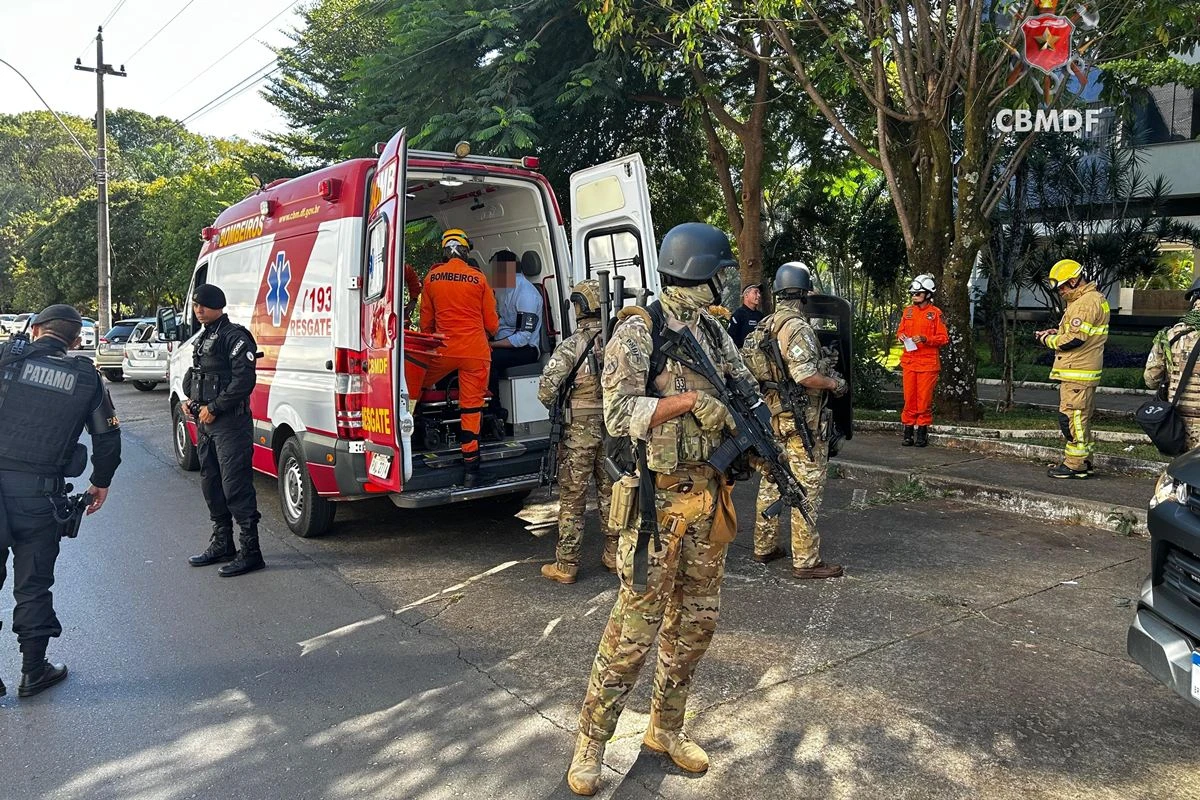 Homem armado e em surto psicótico se entrega no DF após Bope atuar