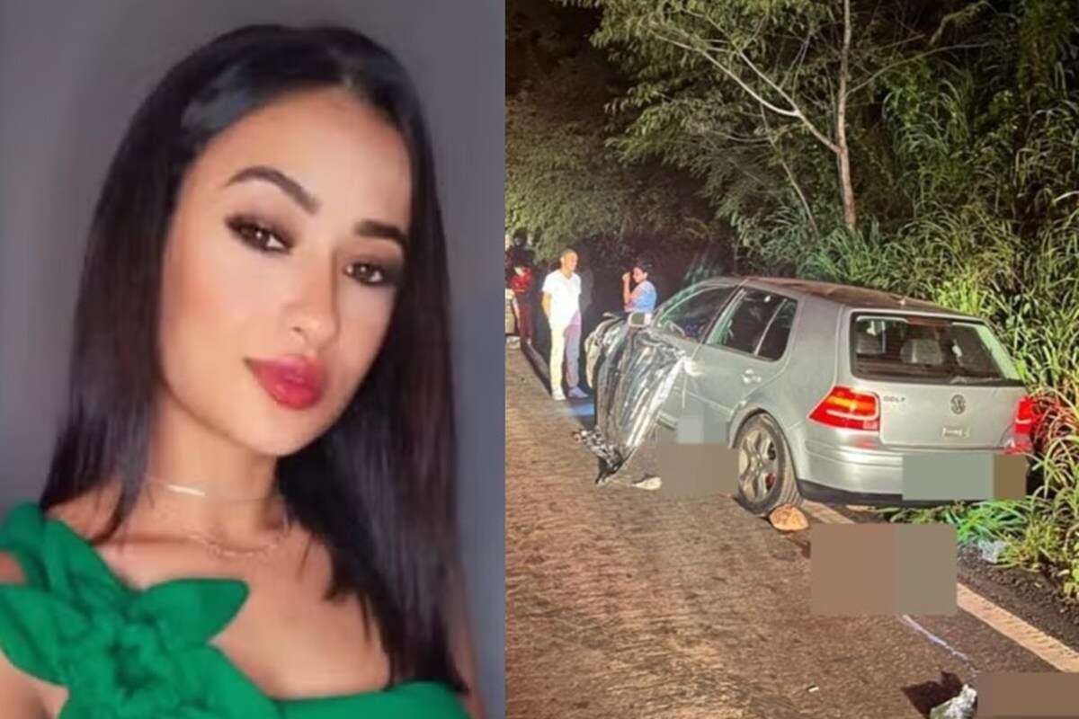 Mulher morre atropelada em rodovia após descer para trocar pneu furado