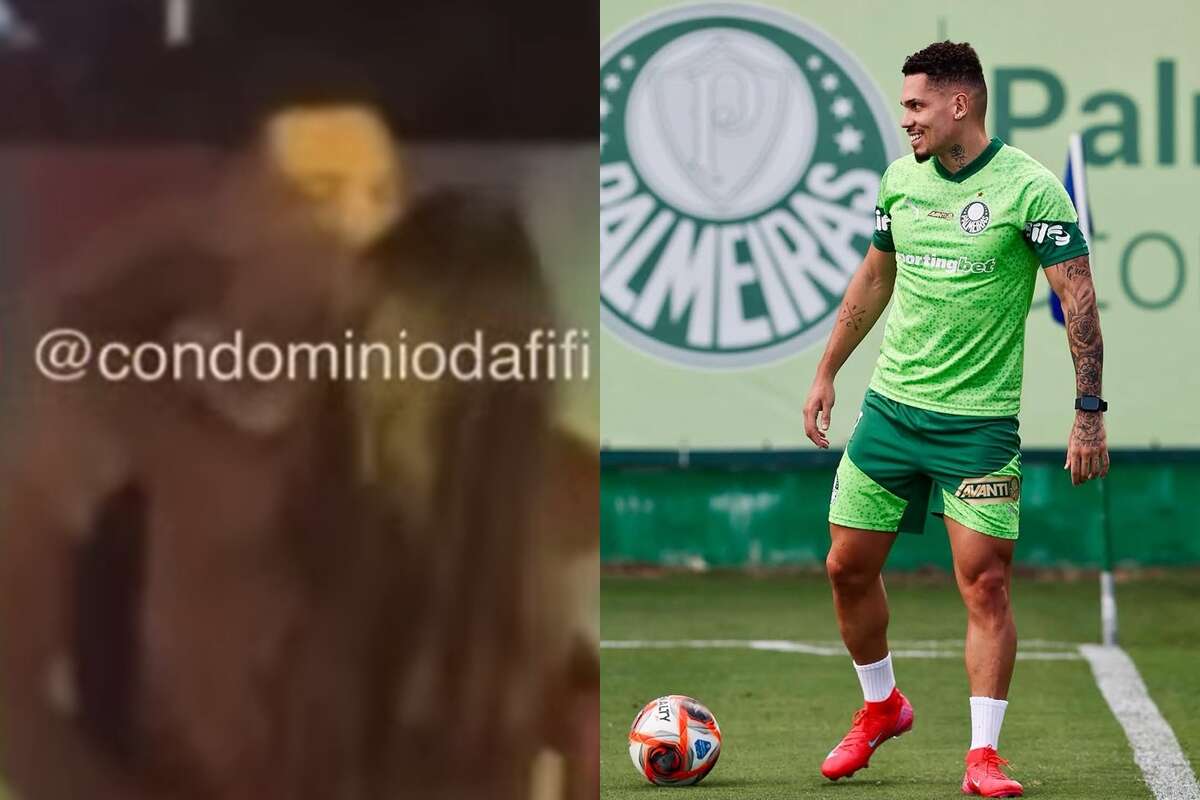 Vídeo: Paulinho, do Palmeiras, é visto aos beijos no Carnaval do RJ