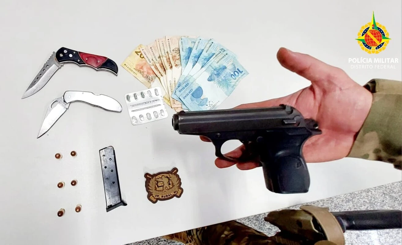 PMDF apreende arma de fabricação argentina com adolescente