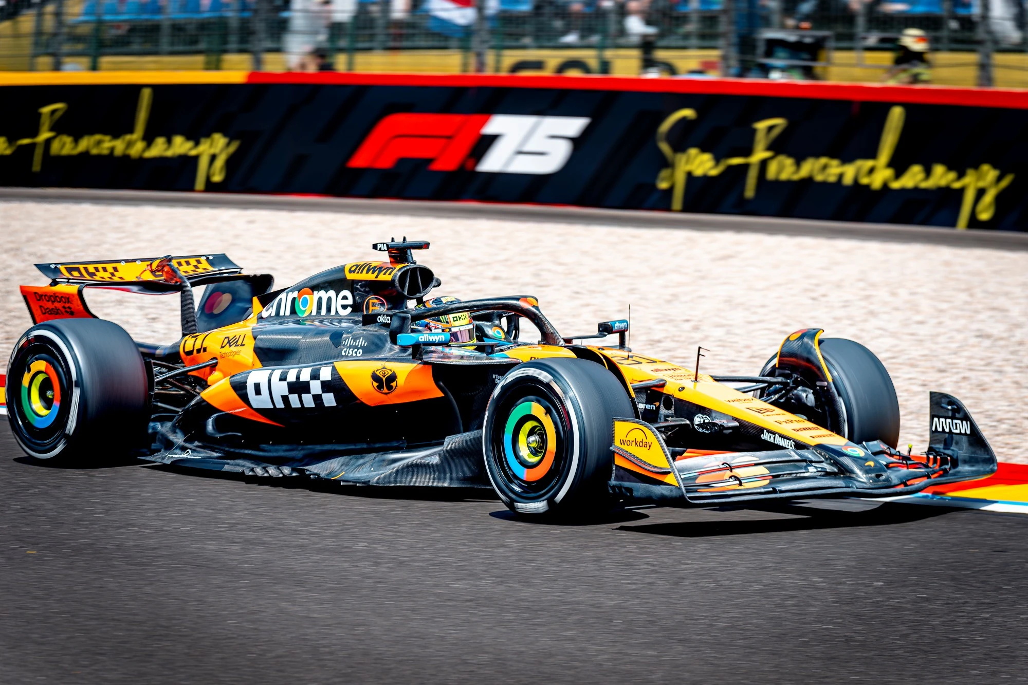 F1: Piastri é pole da sprint na Bélgica. Bortoleto larga em 10º lugar