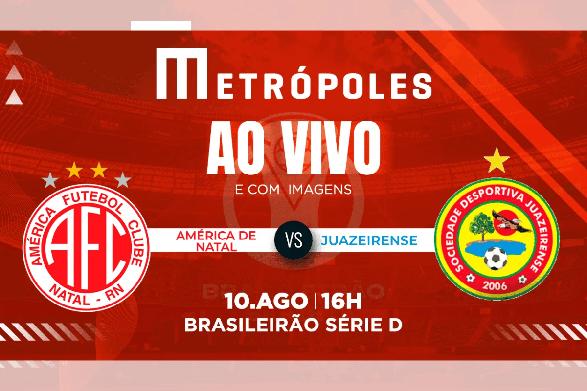 Série D: assista ao vivo e com imagens América-RN x Juazeirense-BA