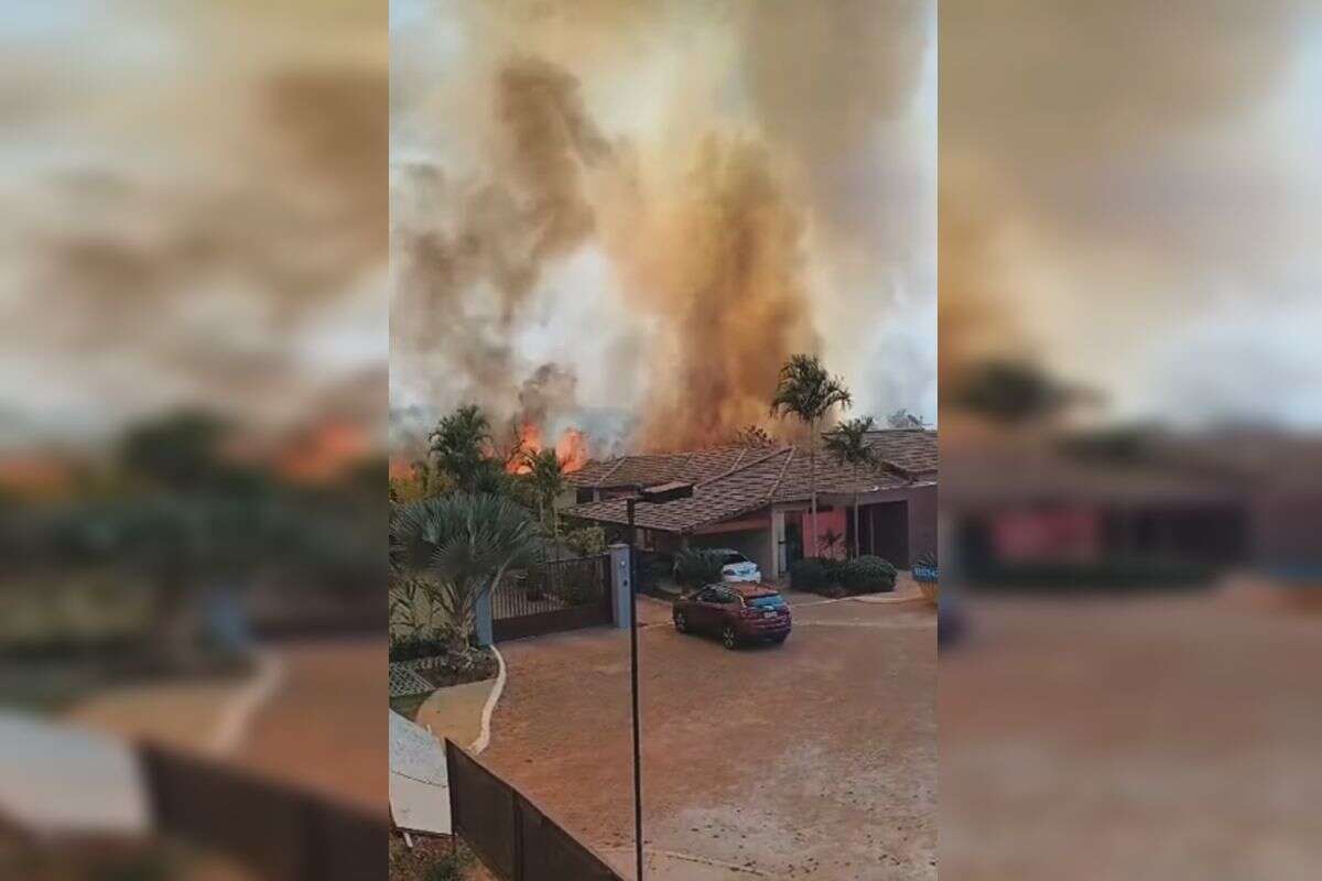 Vídeo. Casa de ex-secretária do GDF pega fogo: “Foi um livramento”