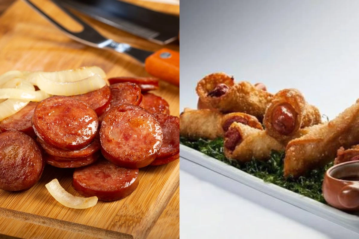 Chef revela o jeito certo de fritar linguiça e ensina receita fácil