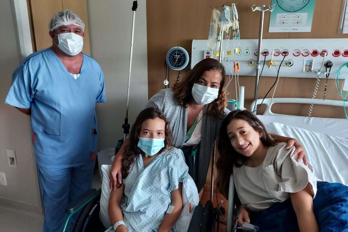 “Não sei mais o que é dor”, diz jovem que recebeu medula óssea da irmã