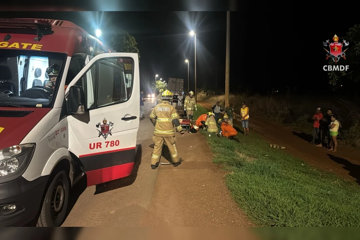 Homem morre e adolescente fica ferido após atropelamento em rodovia