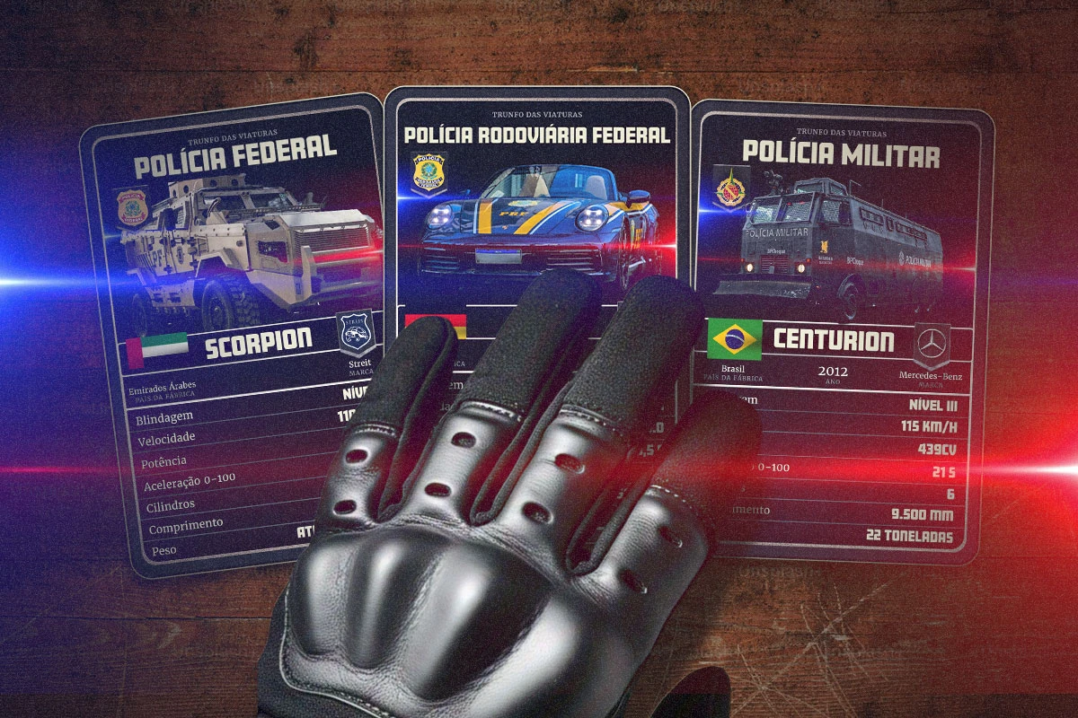 Super Trunfo: conheça o baralho de elite das forças policiais do país