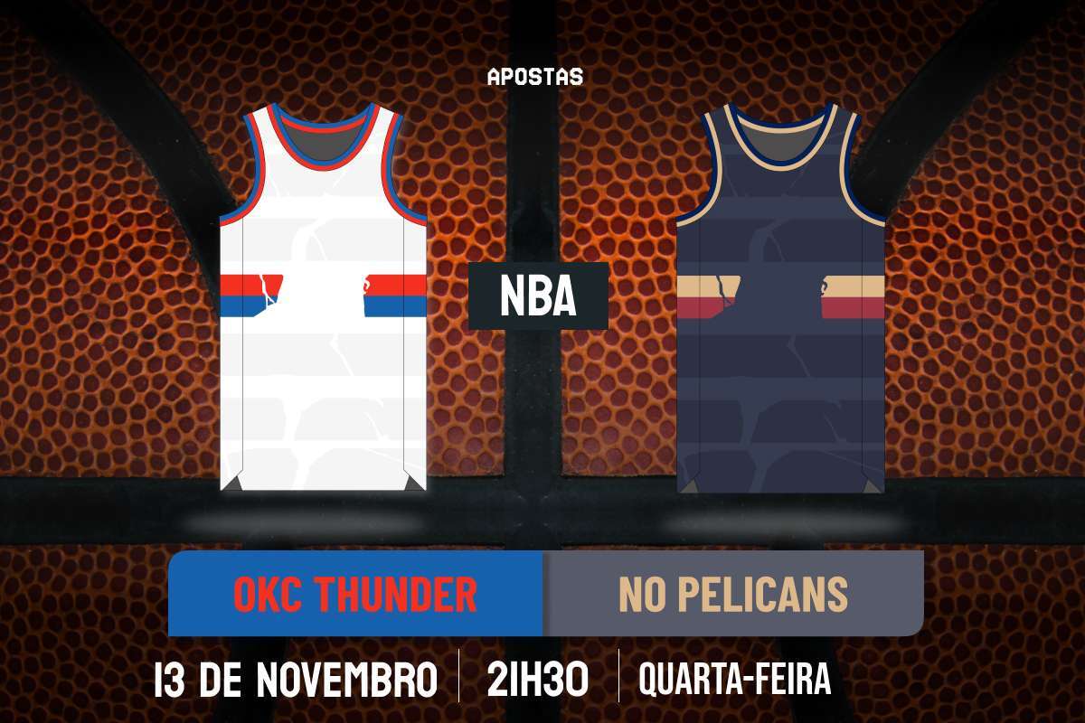 Palpite Oklahoma City Thunder x New Orleans Pelicans – NBA – 13/11/24