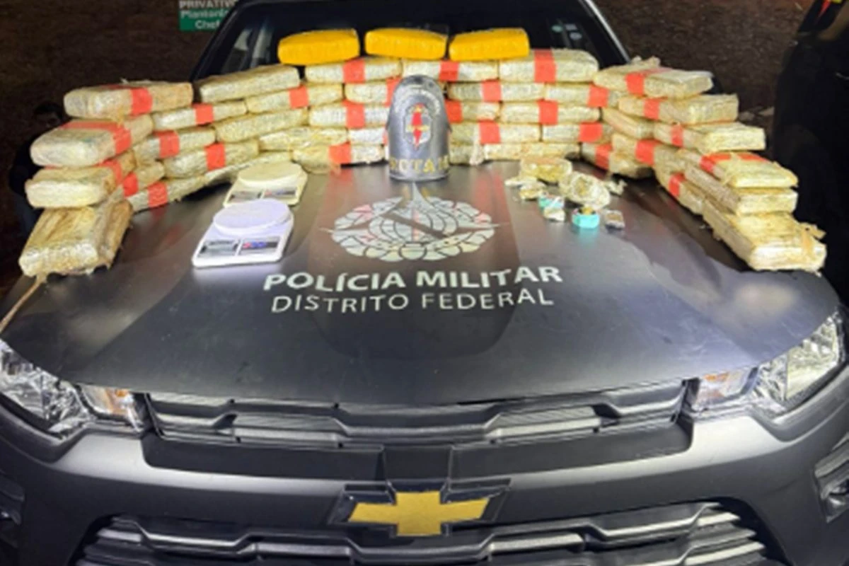 PMDF apreende 43 kg de skunk, com valor estimado em R$ 600 mil