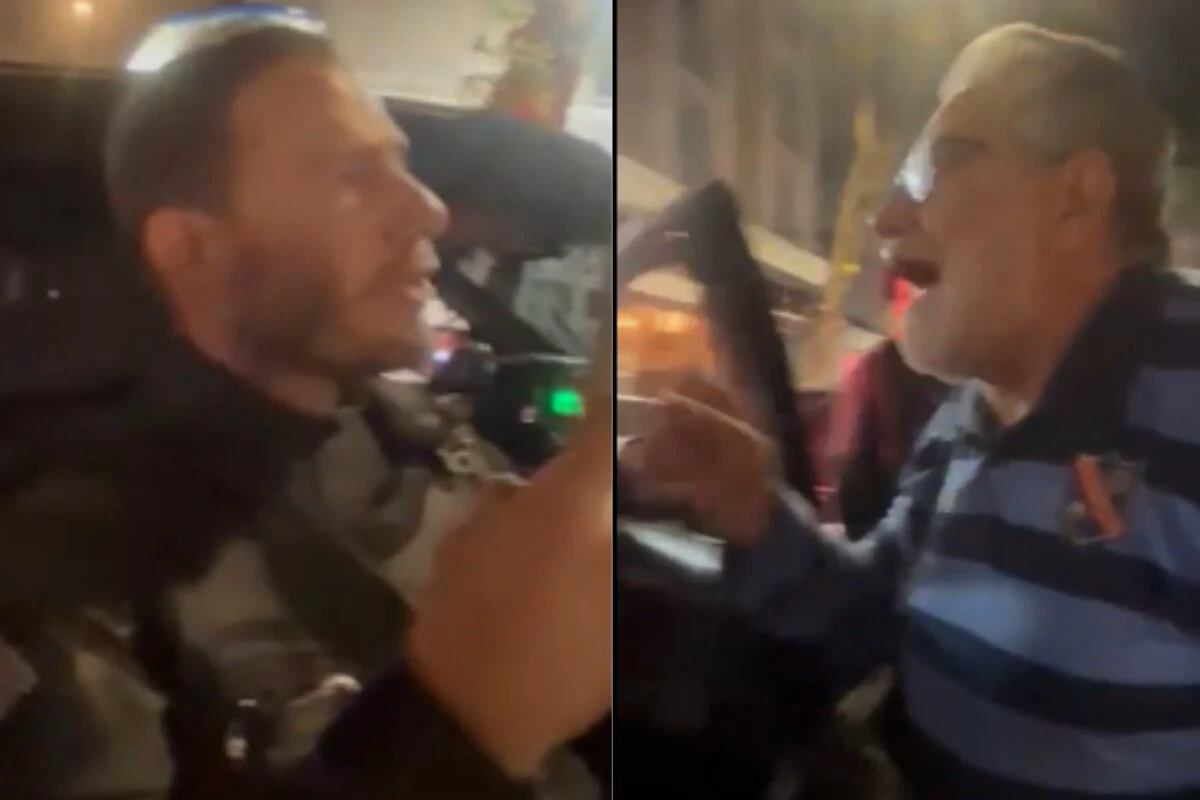 Vídeo mostra ouvidor e policial civil batendo boca em frente a boteco