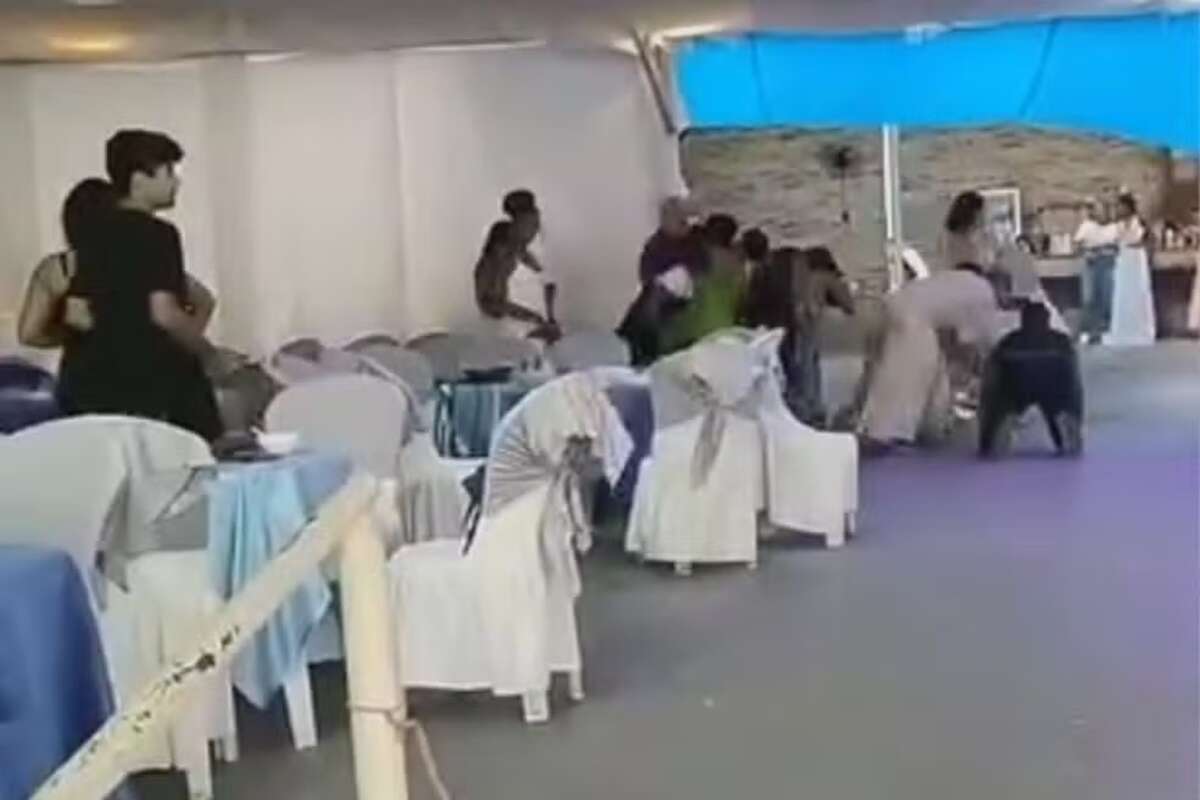 Vídeo: festa de 15 anos é atingida por tiroteio no Morro dos Macacos