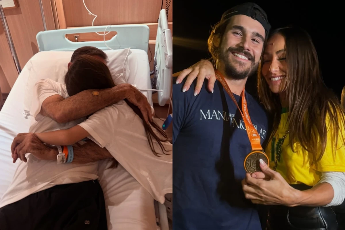 No hospital, Sabrina Sato manda recado a Nicolas Prattes: “Vencedor”