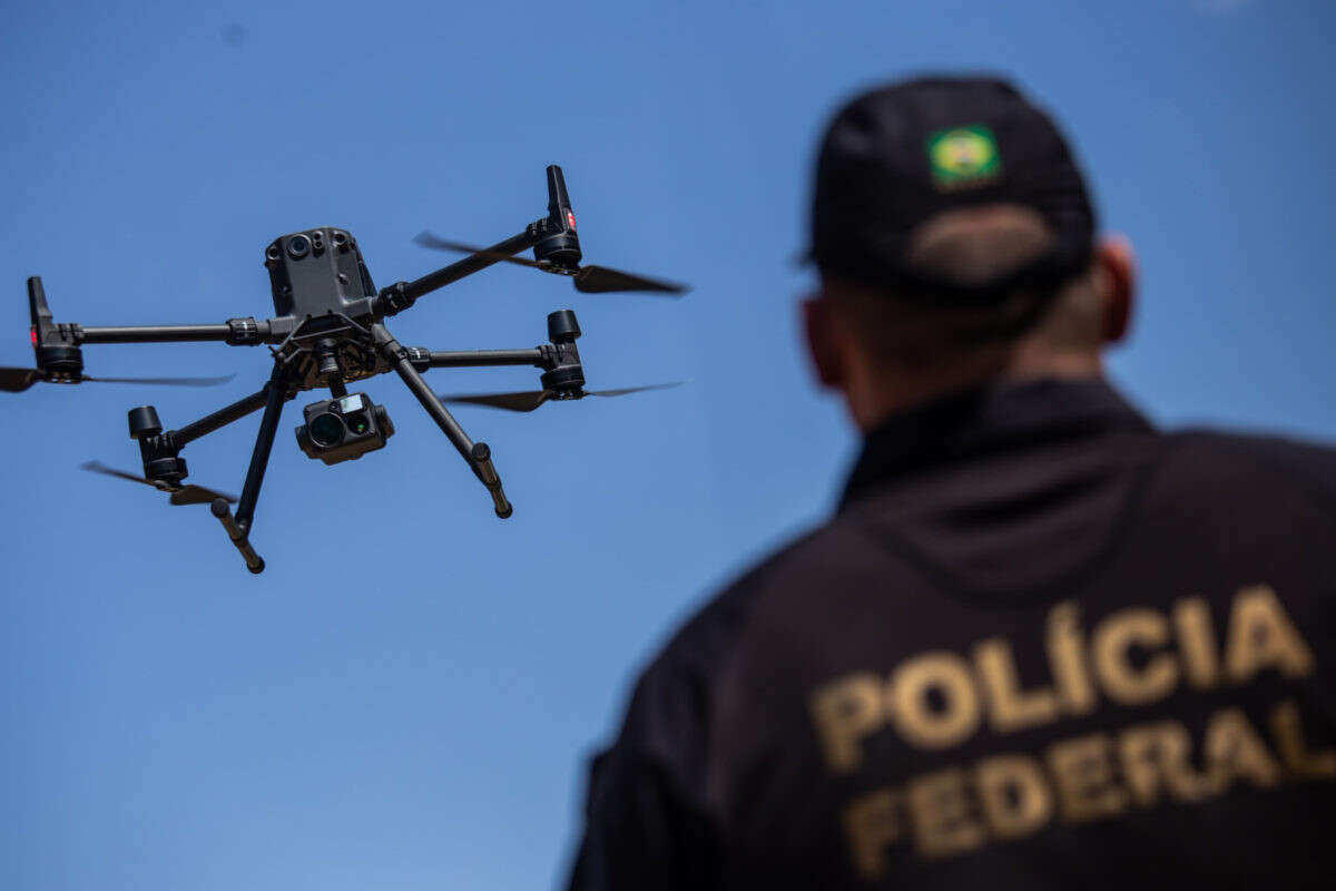 Drones da PF voarão a 300m de altura para monitorar eleição no Entorno