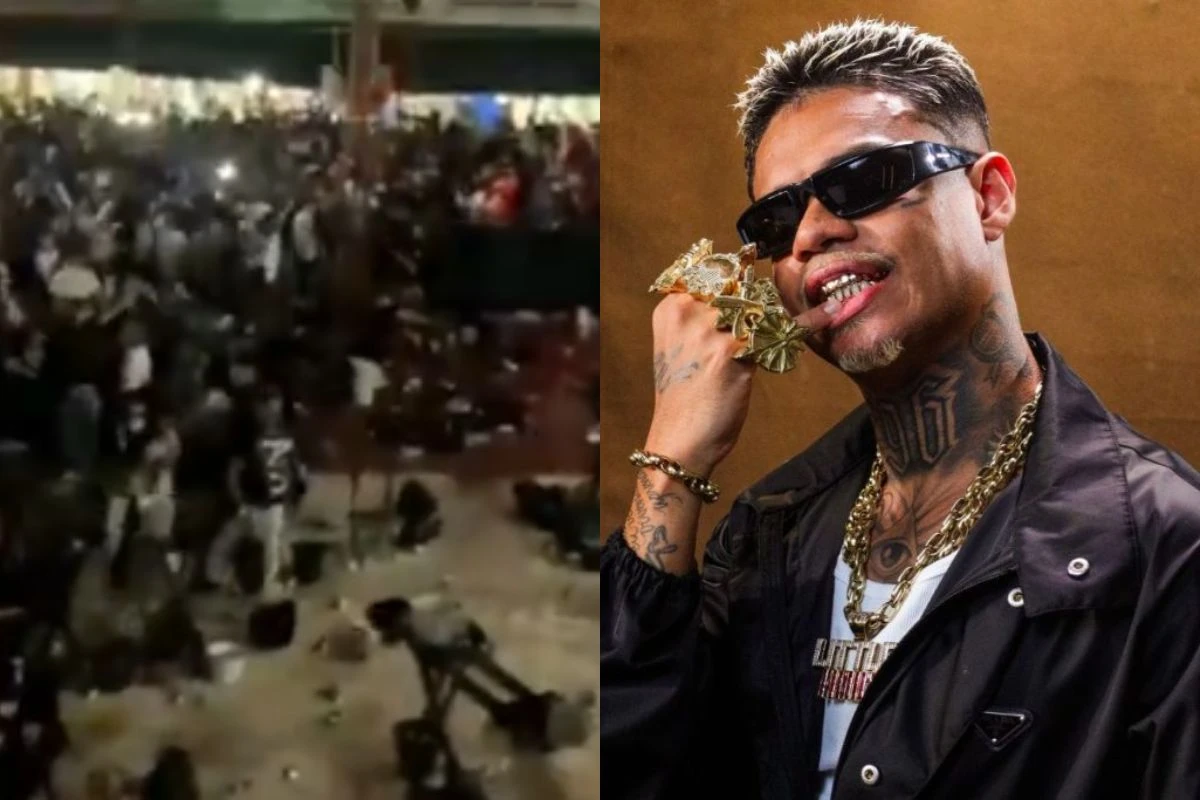 Show de Cabelinho acaba em confusão na Viradouro; escola se pronuncia