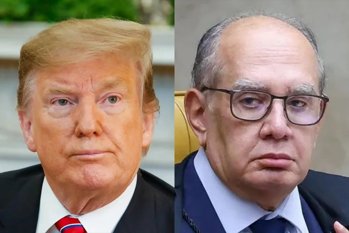 Trump se surpreende com movimento de Gilmar Mendes no STF