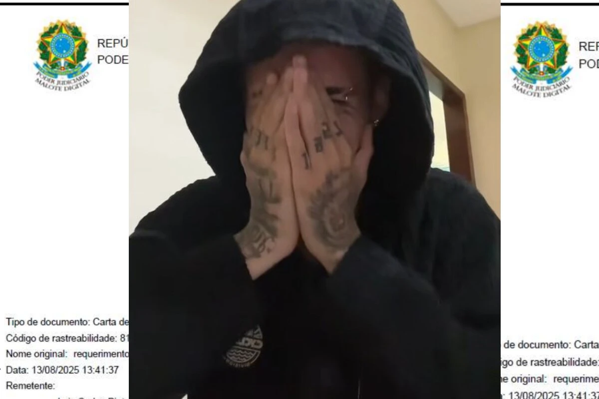 Hacker forjou mandado de prisão contra Felca por pedofilia. Veja