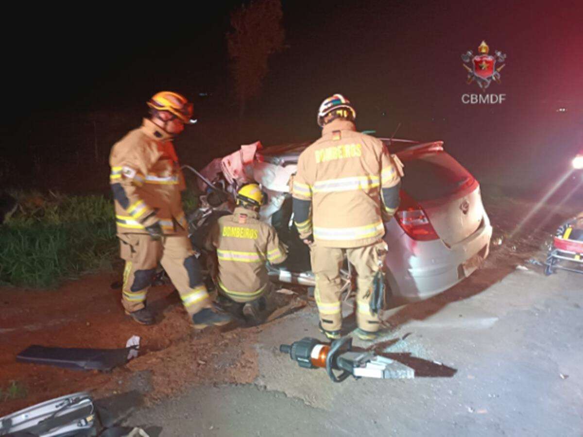 Acidente grave com carro elétrico deixa quatro vítimas com fraturas