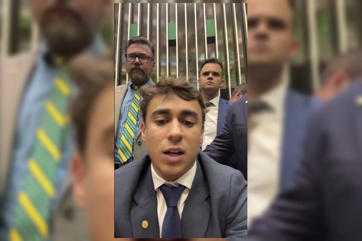 Nikolas Ferreira faz live da Mesa Diretora da Câmara: “Que se dane!”
