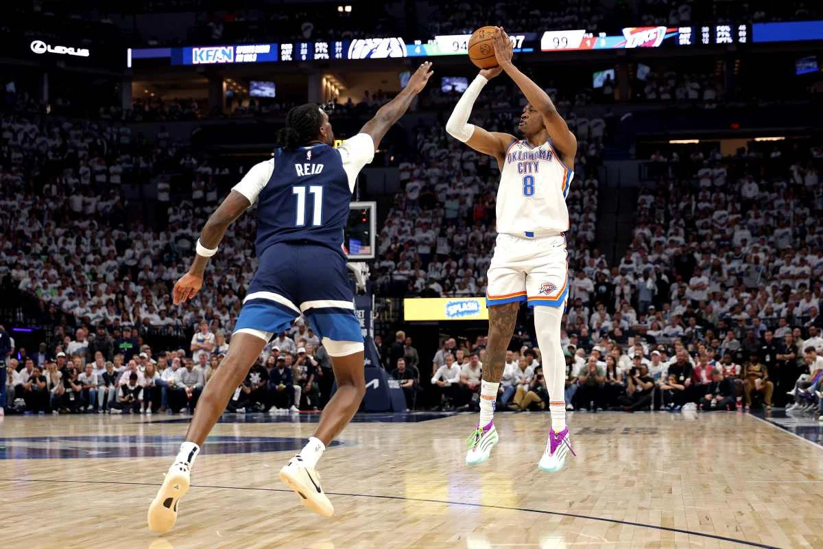 Thunder vence Wolves com 95 pontos do “Big 3” e faz 3 a 1