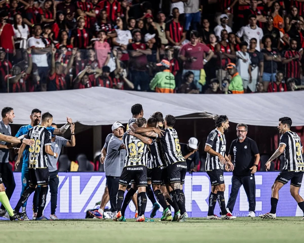 Santos consegue ganhar do Vitória fora de casa com gol de Guilherme