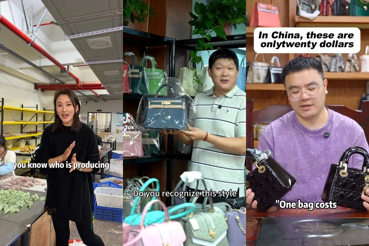 Chineses expõem a possível realidade por trás das bolsas de luxo
