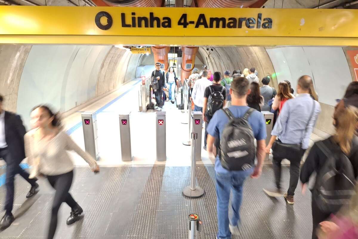 Linha 4-Amarela tem trecho interditado a partir das 21h deste sábado