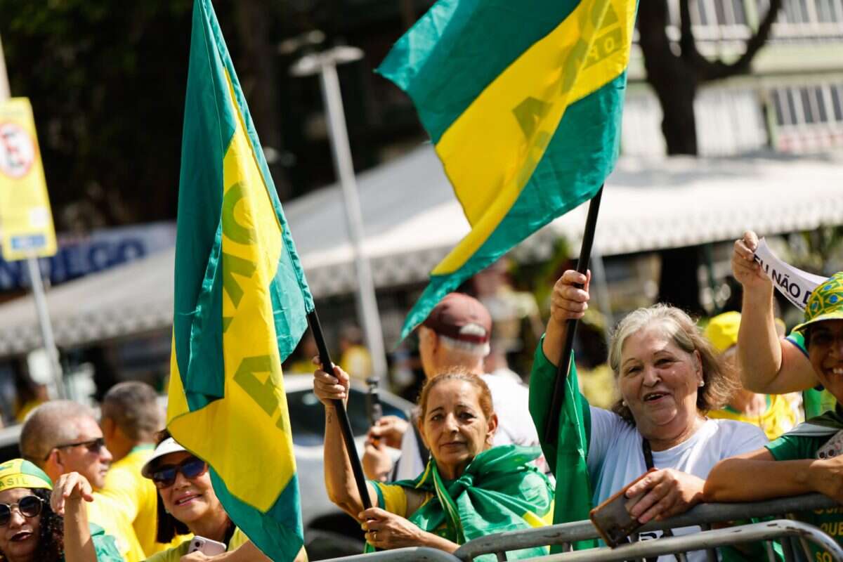 Uma ausência notada no ato de Bolsonaro no Rio