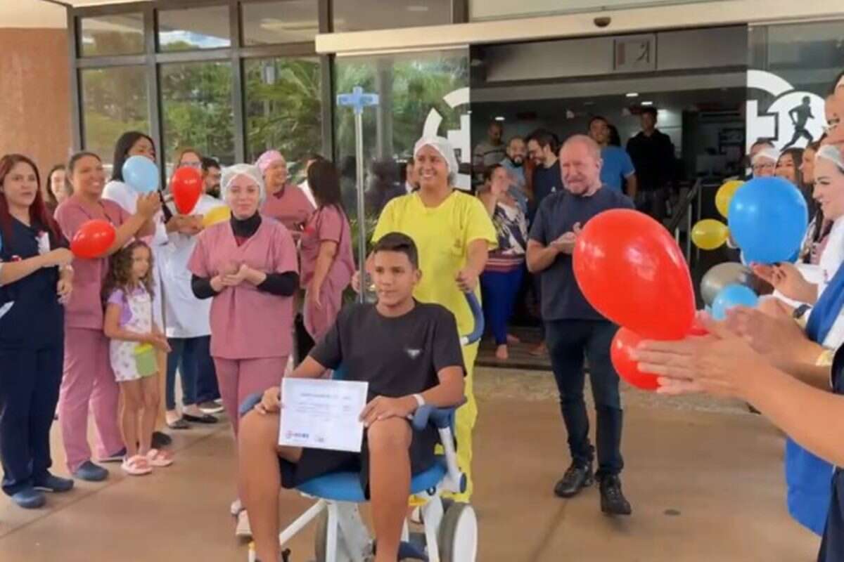 Jovem atacado por 4,5 mil abelhas recebe alta de hospital. Veja vídeo