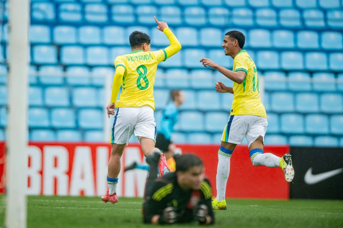 Sub-17: Brasil goleia Costa Rica e vence o segundo amistoso por 7 x 1