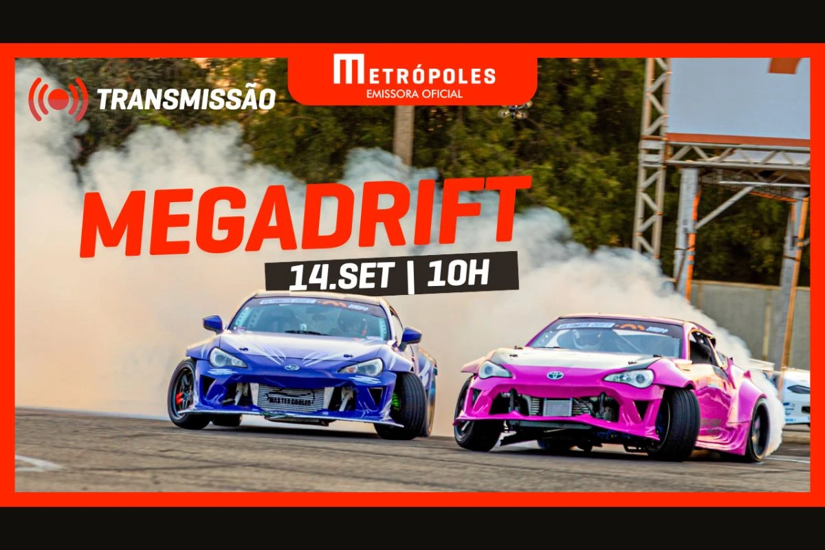 Acompanhe a quarta etapa do Mega Drift Brasil ao vivo pelo YouTube