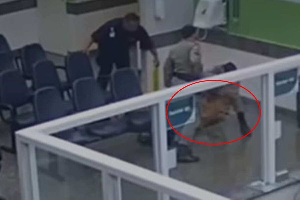 Genro enfurecido invade hospital e agride sogra; veja o vídeo