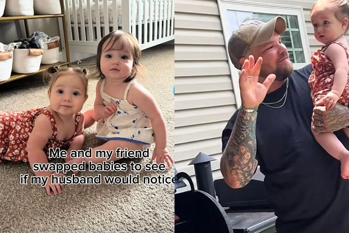 Mãe troca a filha por bebê de amiga para testar o marido. Veja o vídeo