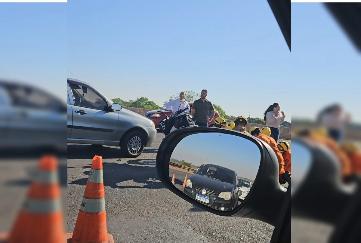 Congestionamento: faixas da Epia Norte são fechadas devido a acidente